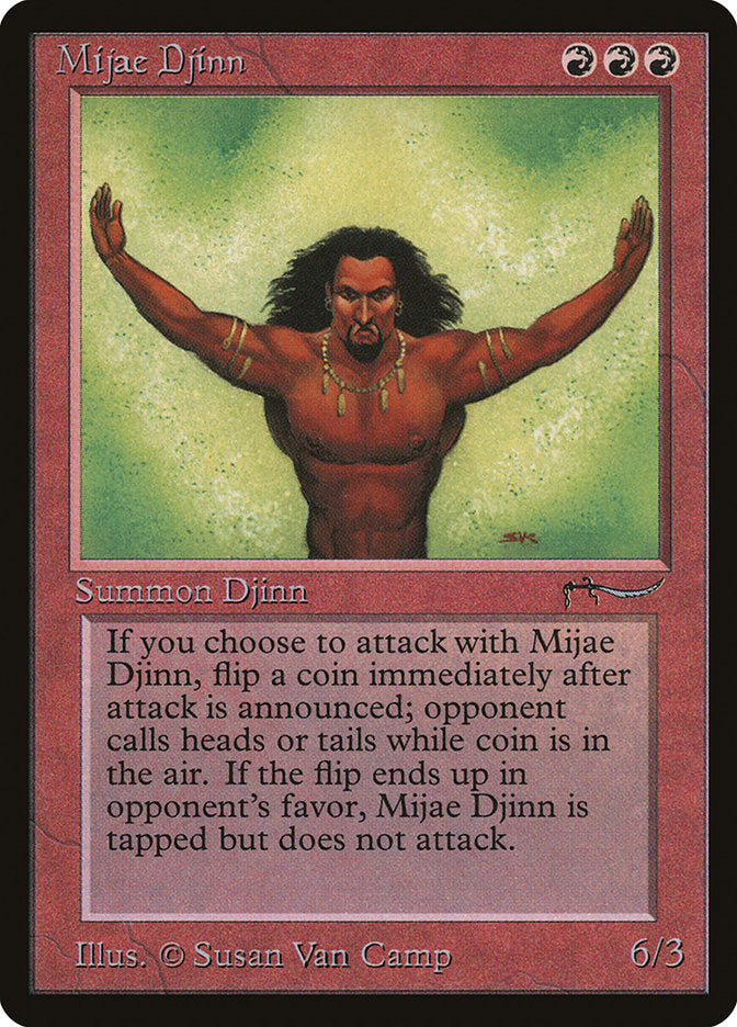 Mijae Djinn [Arabian Nights] MTG Single Magic: The Gathering    | Red Claw Gaming