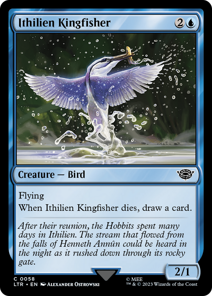 Ithilien Kingfisher [The Lord of the Rings: Tales of Middle-Earth] MTG Single Magic: The Gathering    | Red Claw Gaming