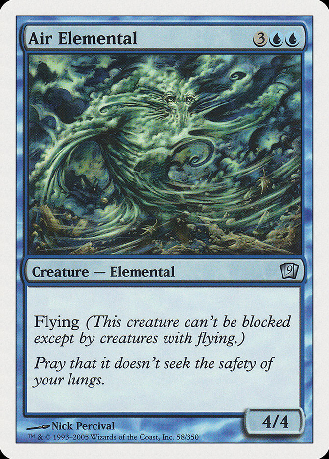 Air Elemental [Ninth Edition] MTG Single Magic: The Gathering    | Red Claw Gaming