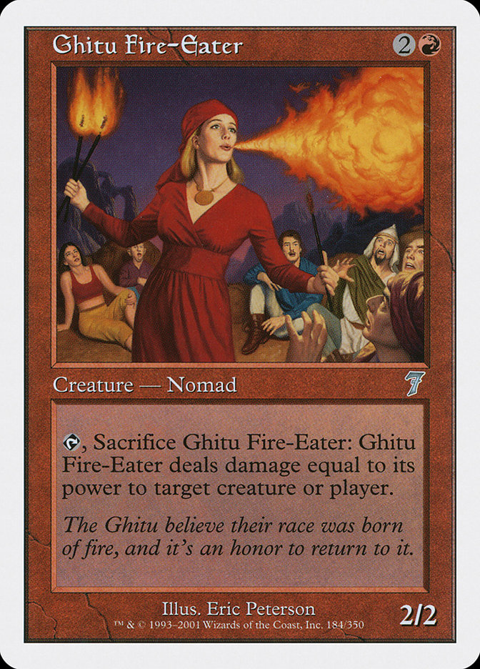 Ghitu Fire-Eater [Seventh Edition] MTG Single Magic: The Gathering    | Red Claw Gaming