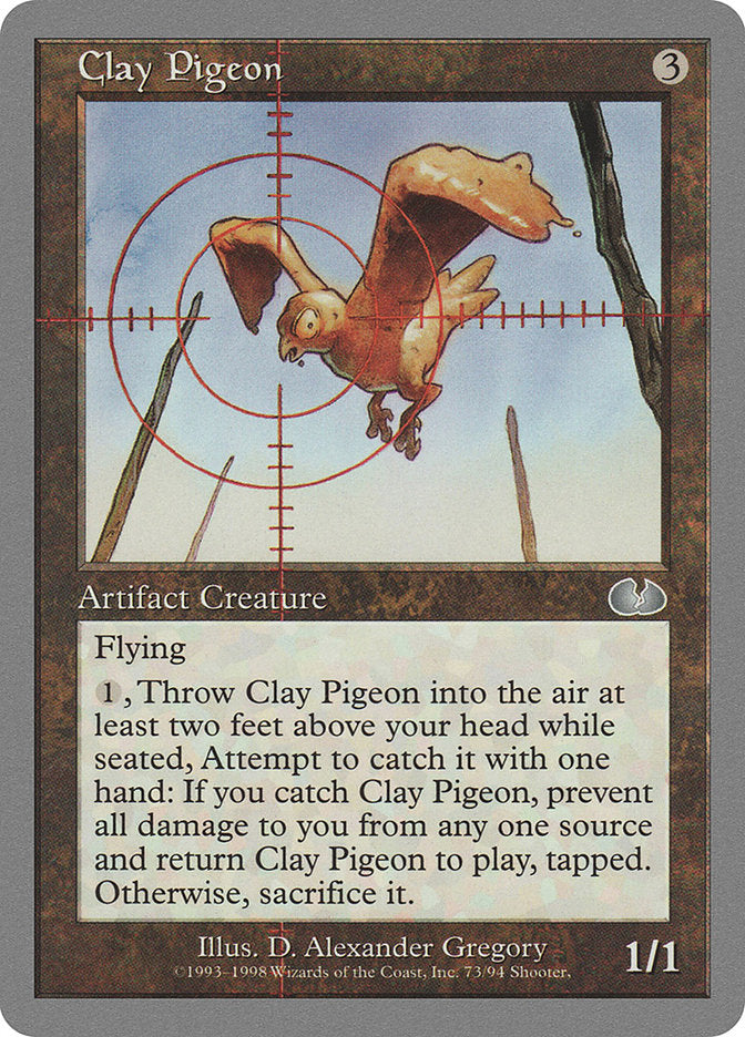 Clay Pigeon [Unglued] MTG Single Magic: The Gathering    | Red Claw Gaming