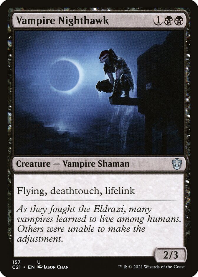 Vampire Nighthawk [Commander 2021] MTG Single Magic: The Gathering    | Red Claw Gaming