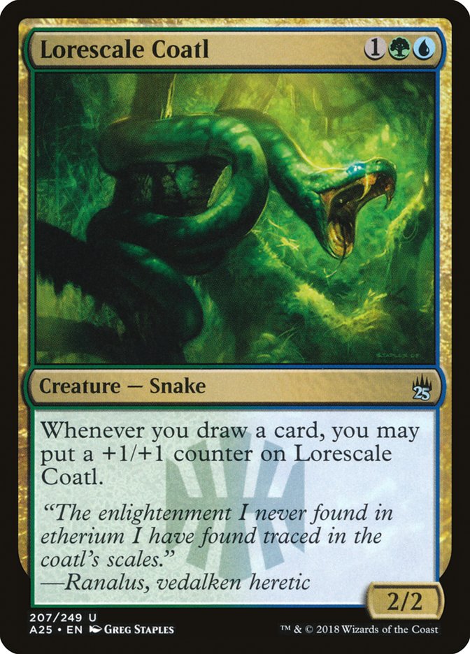 Lorescale Coatl [Masters 25] MTG Single Magic: The Gathering    | Red Claw Gaming