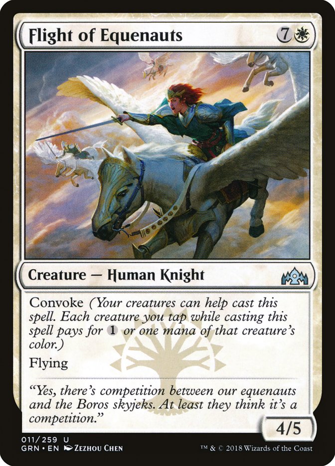 Flight of Equenauts [Guilds of Ravnica] MTG Single Magic: The Gathering    | Red Claw Gaming