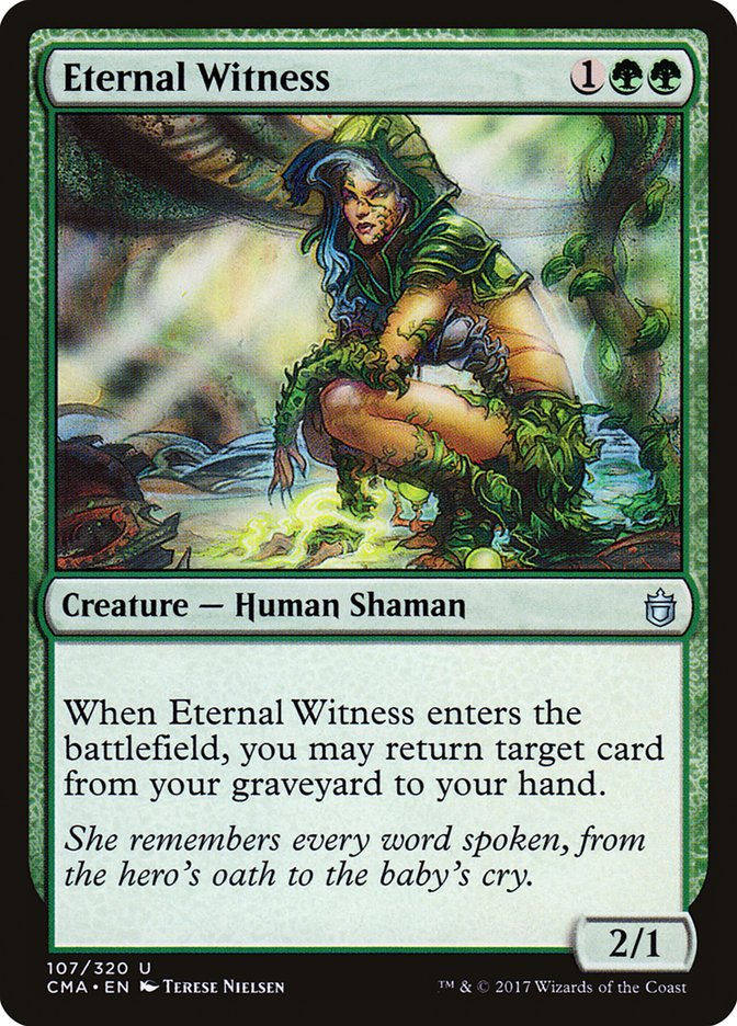 Eternal Witness [Commander Anthology] MTG Single Magic: The Gathering    | Red Claw Gaming