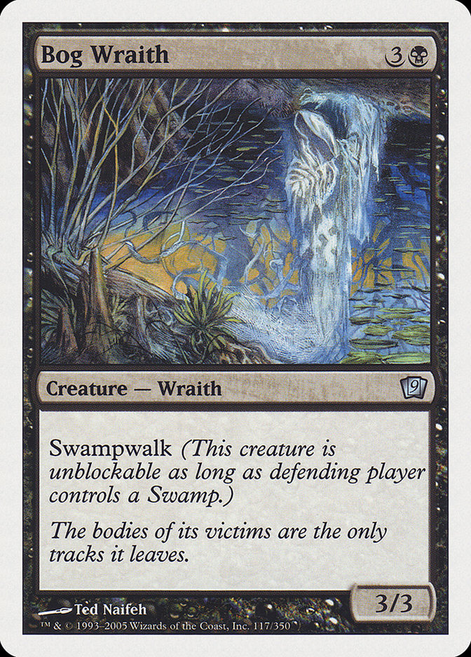 Bog Wraith [Ninth Edition] MTG Single Magic: The Gathering    | Red Claw Gaming