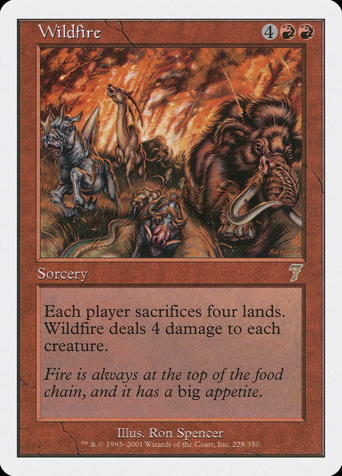 Wildfire [Seventh Edition] MTG Single Magic: The Gathering    | Red Claw Gaming