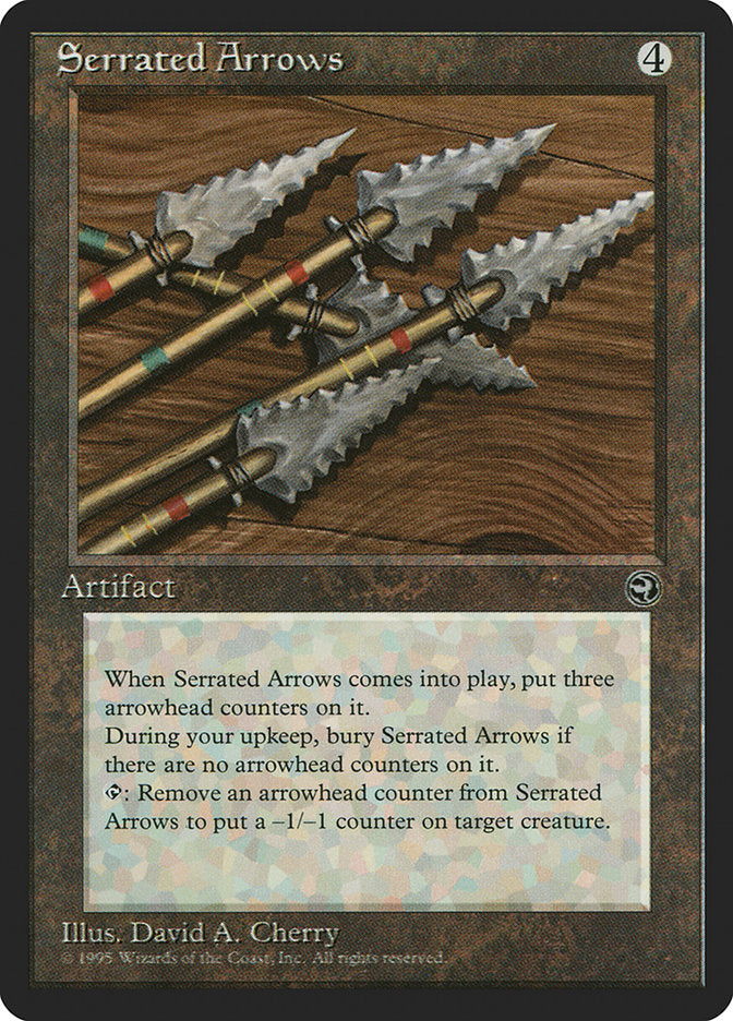 Serrated Arrows [Homelands] MTG Single Magic: The Gathering    | Red Claw Gaming