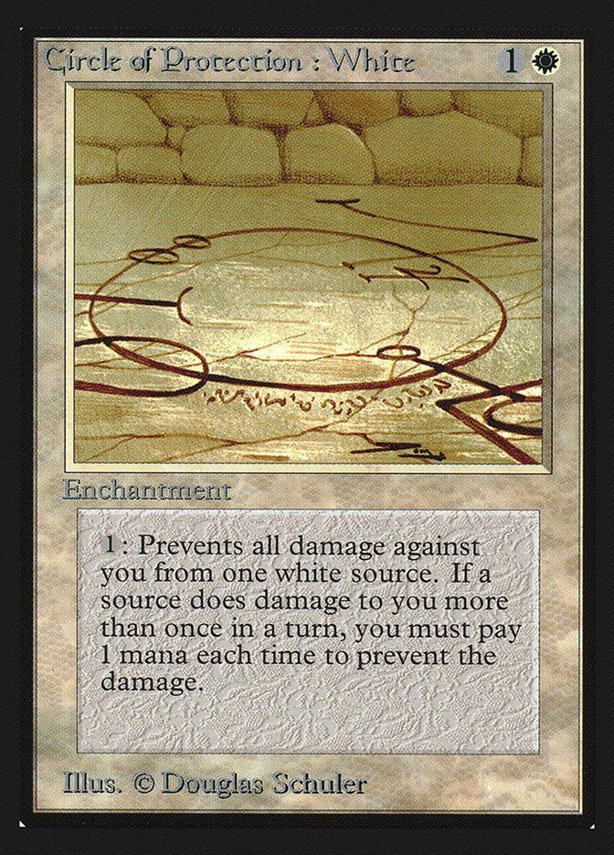 Circle of Protection: White [Collectors' Edition] MTG Single Magic: The Gathering    | Red Claw Gaming