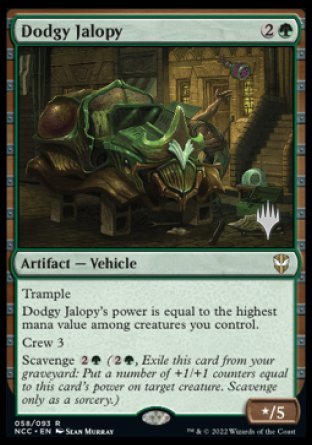 Dodgy Jalopy (Promo Pack) [Streets of New Capenna Commander Promos] MTG Single Magic: The Gathering    | Red Claw Gaming