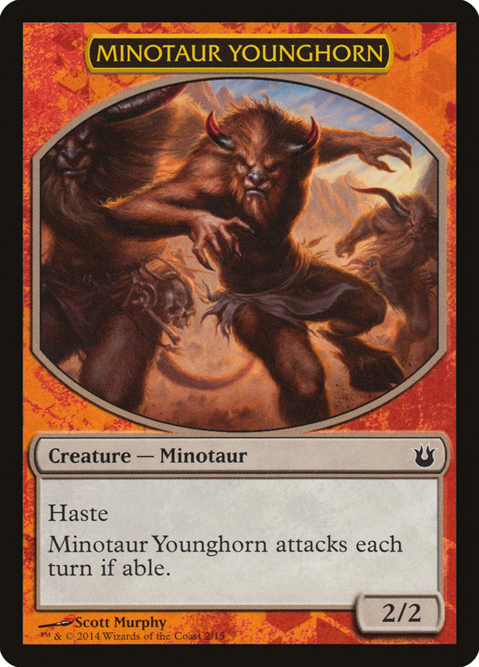 Minotaur Younghorn [Born of the Gods Battle the Horde] MTG Single Magic: The Gathering    | Red Claw Gaming