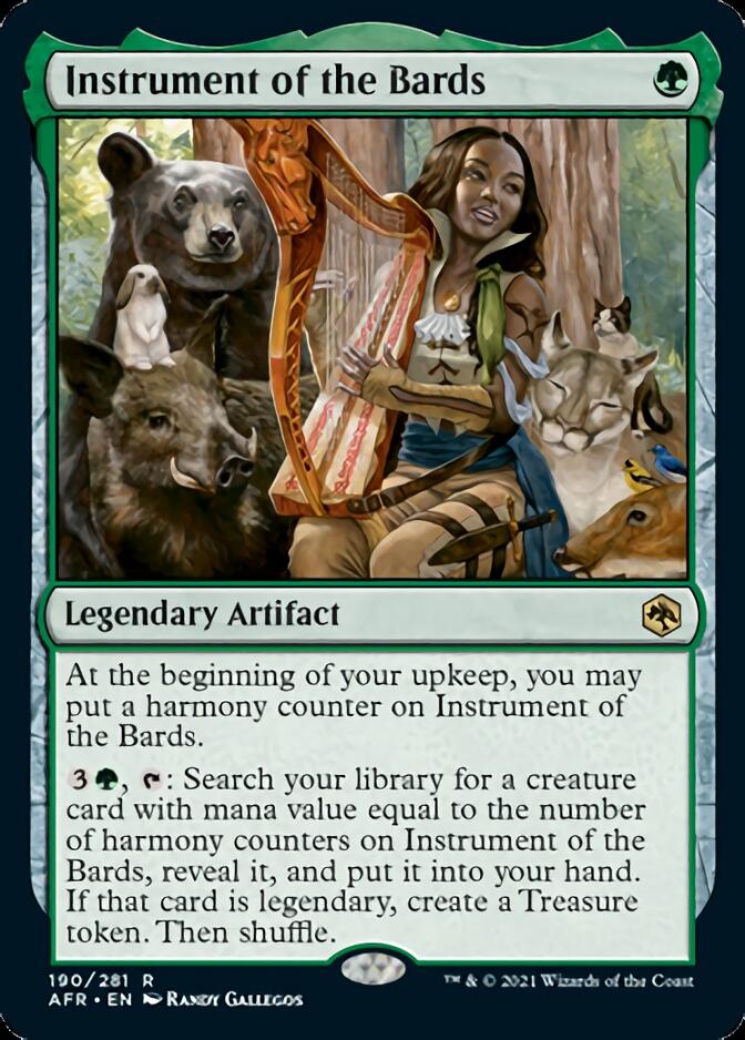 Instrument of the Bards [Dungeons & Dragons: Adventures in the Forgotten Realms] MTG Single Magic: The Gathering    | Red Claw Gaming