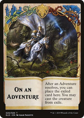 On An Adventure Double-Sided Emblem [Challenger Decks 2020 Tokens] MTG Single Magic: The Gathering    | Red Claw Gaming