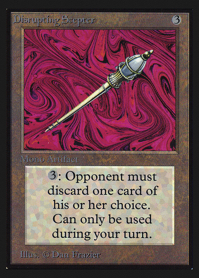 Disrupting Scepter [International Collectors' Edition] MTG Single Magic: The Gathering    | Red Claw Gaming