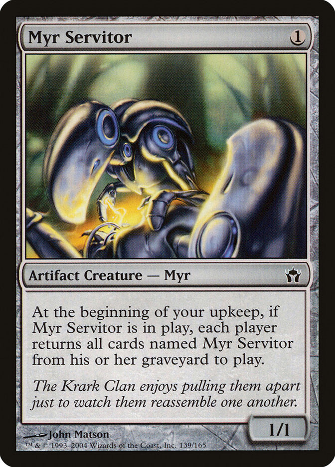 Myr Servitor [Fifth Dawn] MTG Single Magic: The Gathering    | Red Claw Gaming