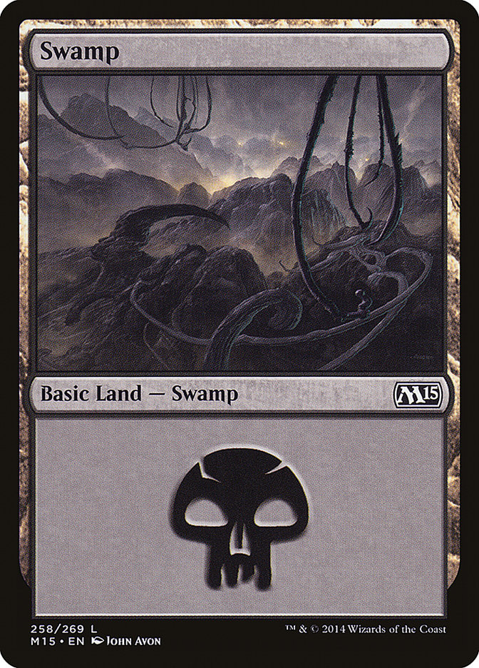 Swamp (258) [Magic 2015] MTG Single Magic: The Gathering    | Red Claw Gaming