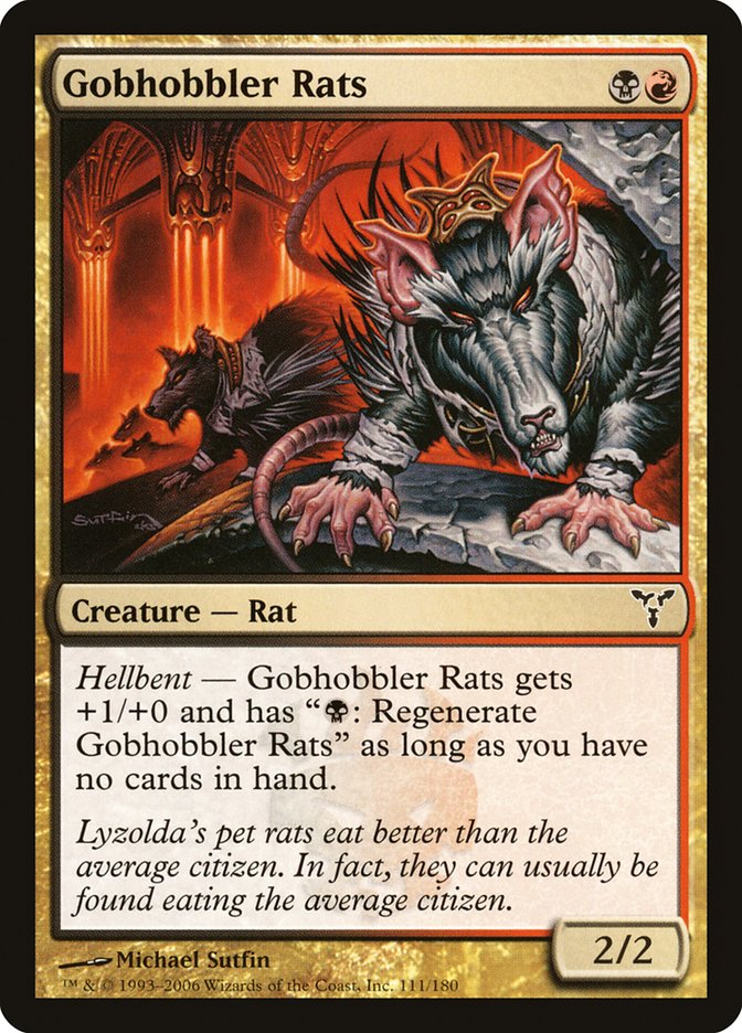 Gobhobbler Rats [Dissension] MTG Single Magic: The Gathering    | Red Claw Gaming