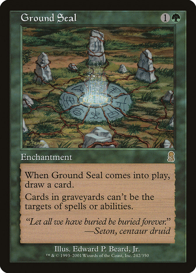 Ground Seal [Odyssey] MTG Single Magic: The Gathering    | Red Claw Gaming