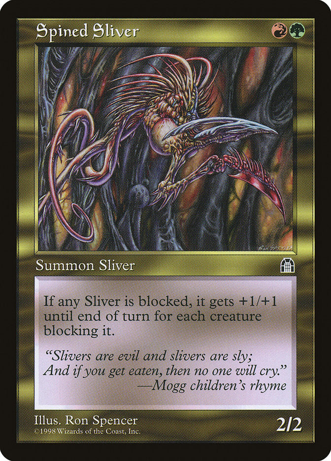 Spined Sliver [Stronghold] MTG Single Magic: The Gathering    | Red Claw Gaming