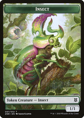 Illusion // Insect Double-Sided Token [Zendikar Rising Tokens] MTG Single Magic: The Gathering    | Red Claw Gaming