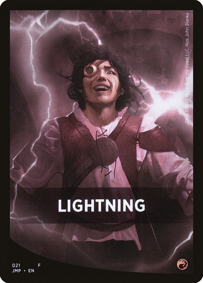 Lightning Theme Card [Jumpstart Front Cards] MTG Single Magic: The Gathering    | Red Claw Gaming