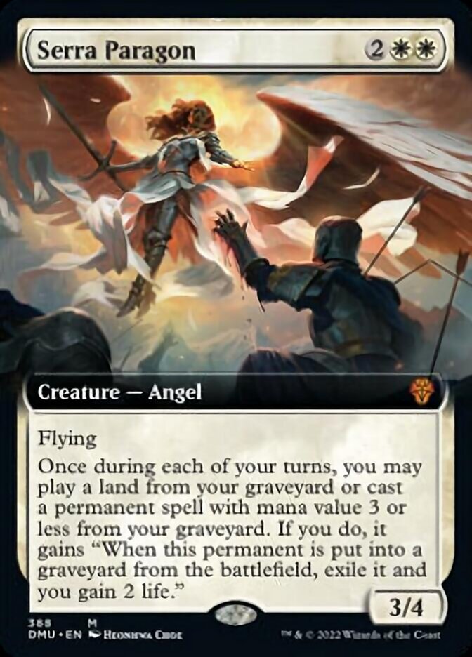 Serra Paragon (Extended Art) [Dominaria United] MTG Single Magic: The Gathering    | Red Claw Gaming