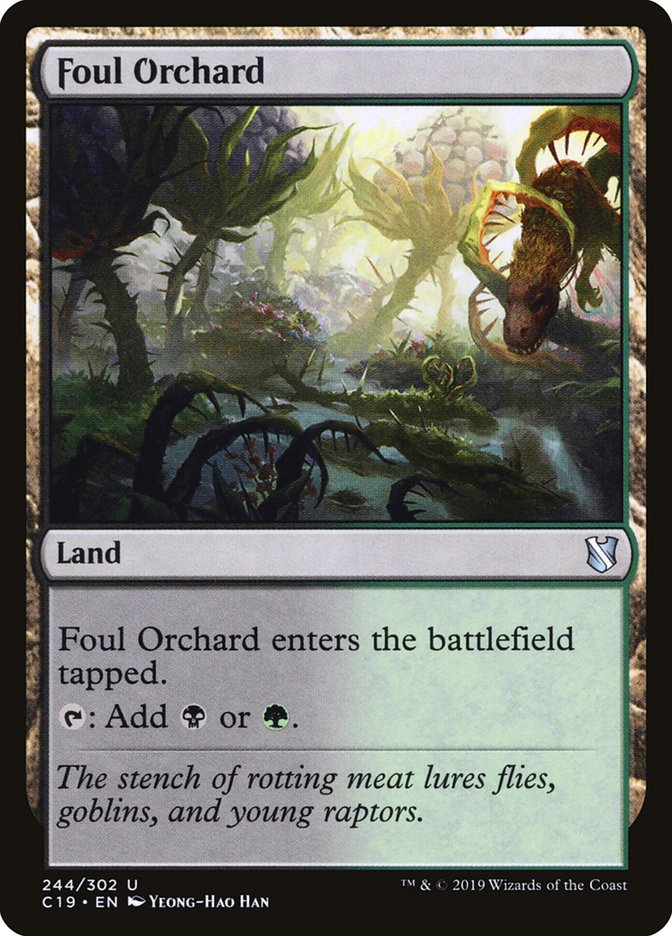 Foul Orchard [Commander 2019] MTG Single Magic: The Gathering    | Red Claw Gaming