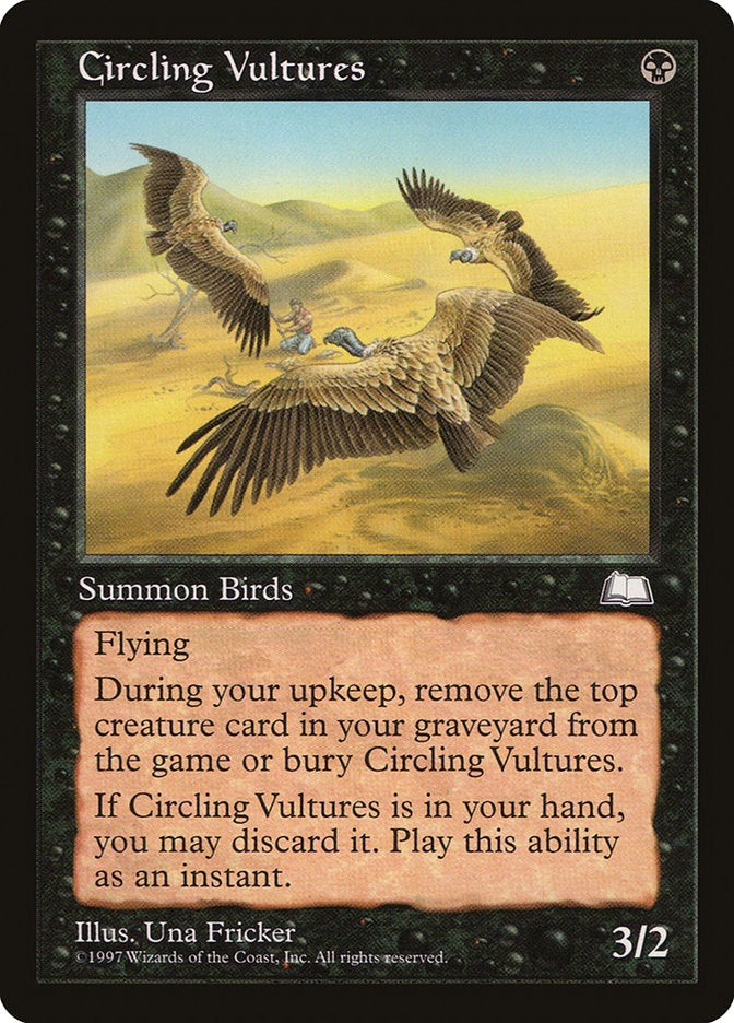Circling Vultures [Weatherlight] MTG Single Magic: The Gathering    | Red Claw Gaming