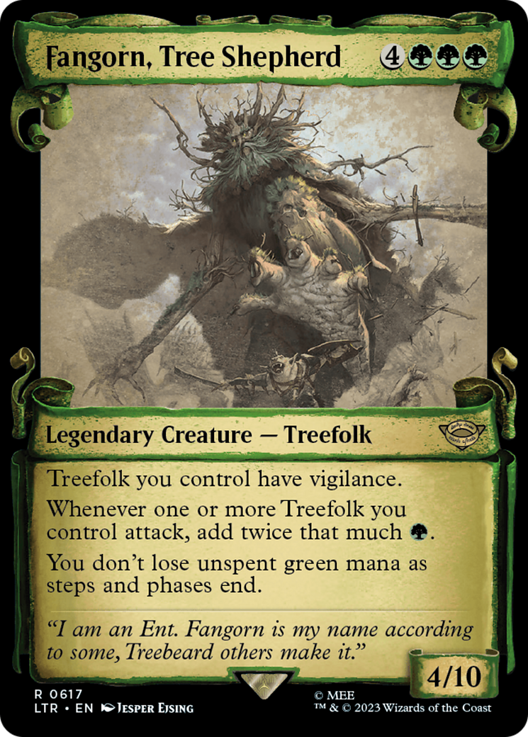 Fangorn, Tree Shepherd [The Lord of the Rings: Tales of Middle-Earth Showcase Scrolls] MTG Single Magic: The Gathering    | Red Claw Gaming