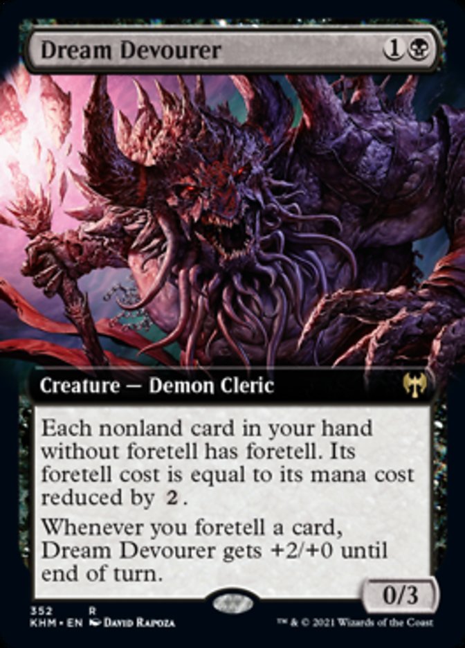 Dream Devourer (Extended Art) [Kaldheim] MTG Single Magic: The Gathering    | Red Claw Gaming