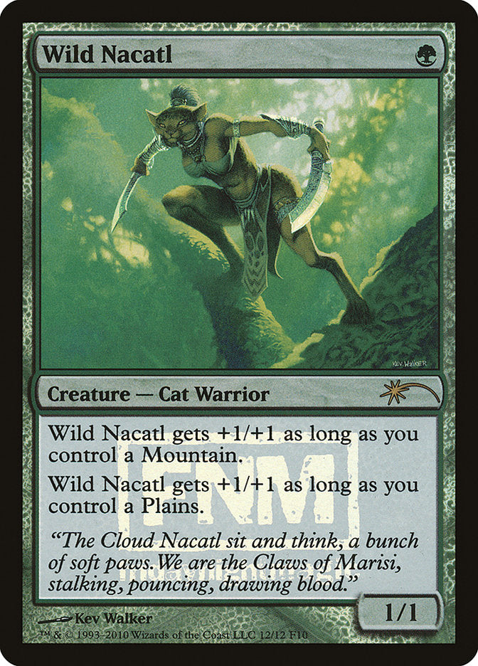 Wild Nacatl [Friday Night Magic 2010] MTG Single Magic: The Gathering    | Red Claw Gaming