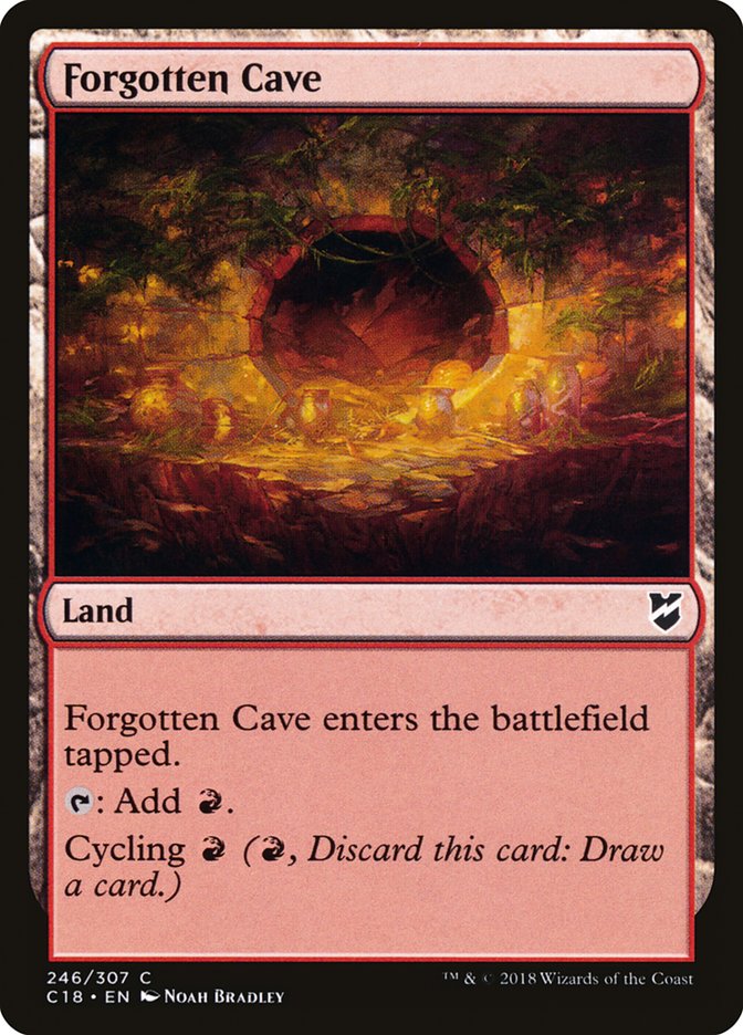 Forgotten Cave [Commander 2018] MTG Single Magic: The Gathering    | Red Claw Gaming