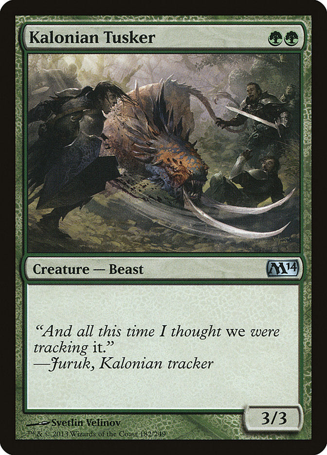 Kalonian Tusker [Magic 2014] MTG Single Magic: The Gathering    | Red Claw Gaming