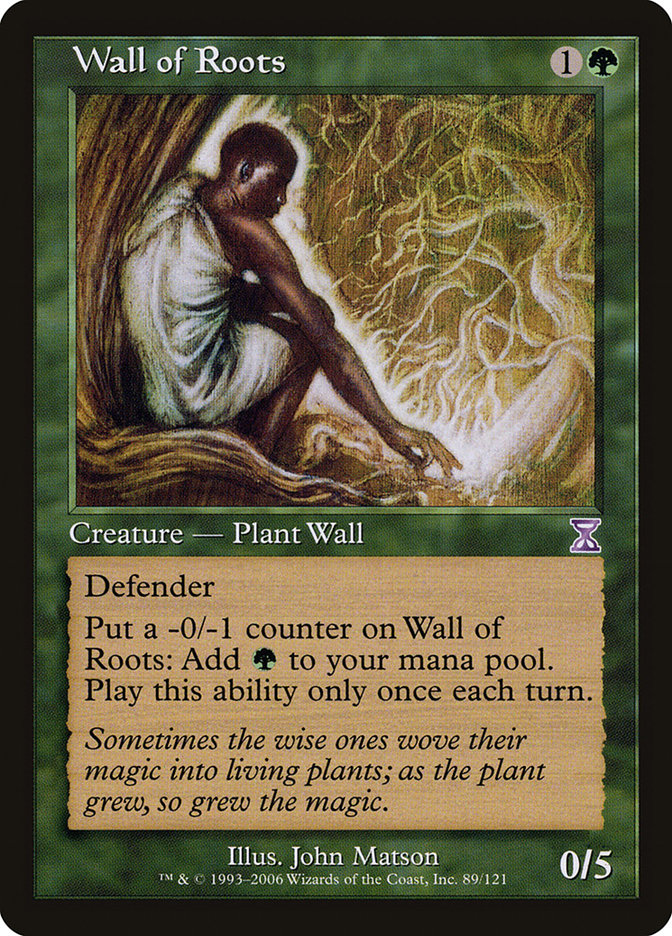 Wall of Roots [Time Spiral Timeshifted] MTG Single Magic: The Gathering    | Red Claw Gaming