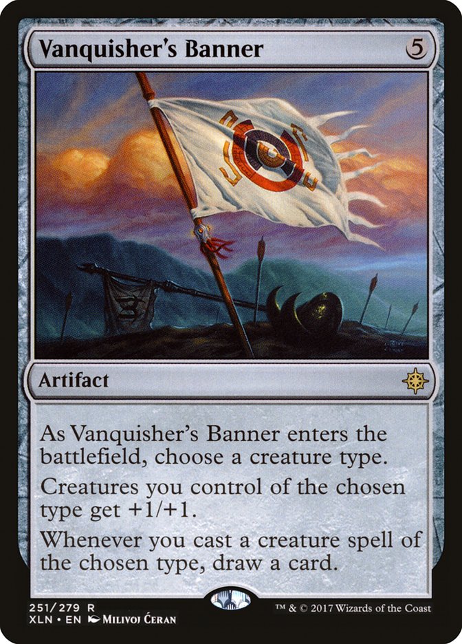 Vanquisher's Banner [Ixalan] MTG Single Magic: The Gathering    | Red Claw Gaming