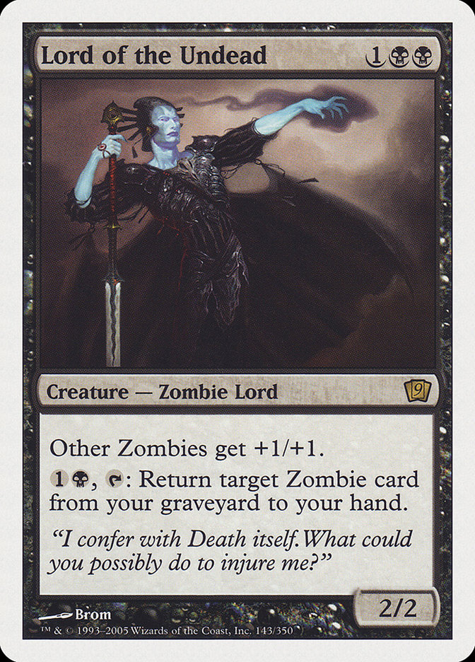 Lord of the Undead [Ninth Edition] MTG Single Magic: The Gathering    | Red Claw Gaming