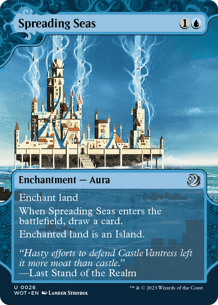 Spreading Seas [Wilds of Eldraine: Enchanting Tales] MTG Single Magic: The Gathering    | Red Claw Gaming