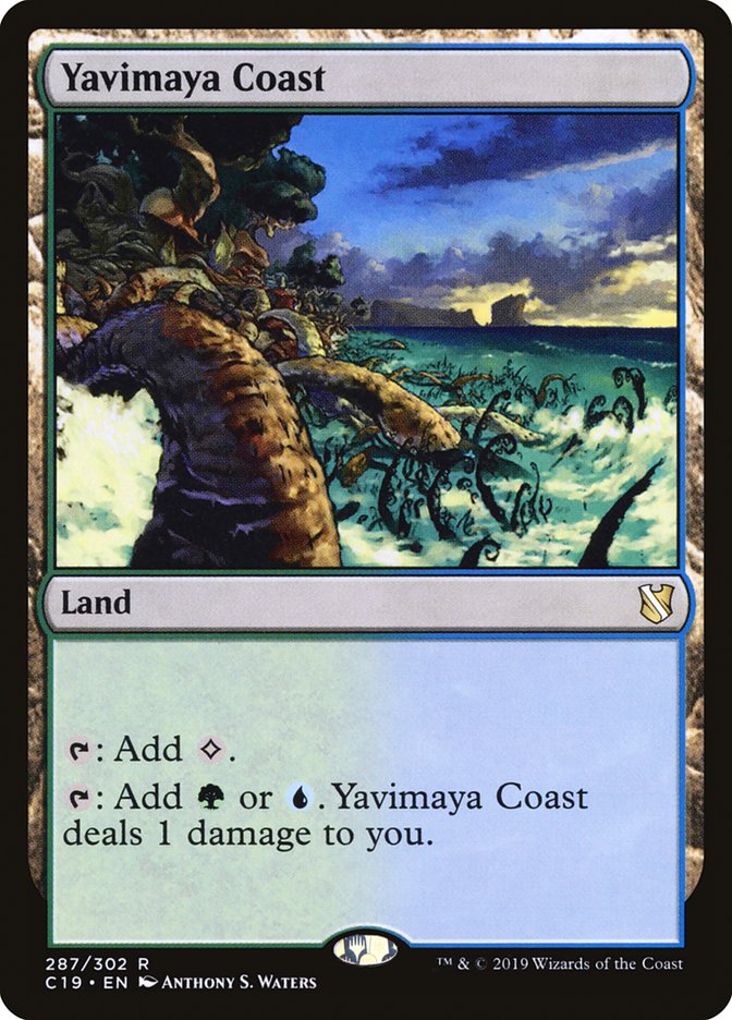 Yavimaya Coast [Commander 2019] MTG Single Magic: The Gathering    | Red Claw Gaming