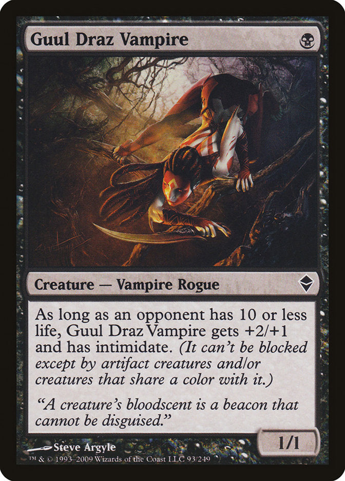 Guul Draz Vampire [Zendikar] MTG Single Magic: The Gathering    | Red Claw Gaming