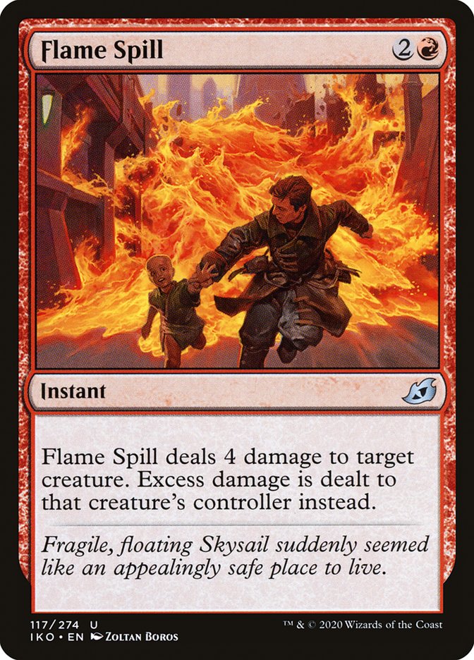 Flame Spill [Ikoria: Lair of Behemoths] MTG Single Magic: The Gathering    | Red Claw Gaming