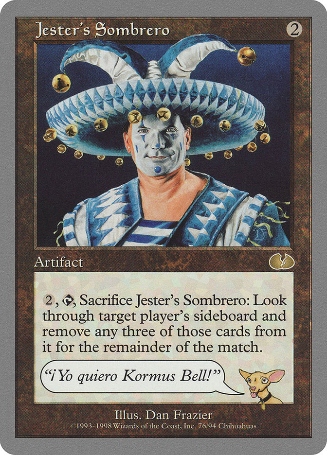 Jester's Sombrero [Unglued] MTG Single Magic: The Gathering    | Red Claw Gaming