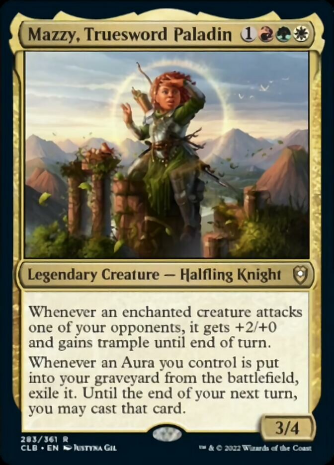 Mazzy, Truesword Paladin [Commander Legends: Battle for Baldur's Gate] MTG Single Magic: The Gathering    | Red Claw Gaming