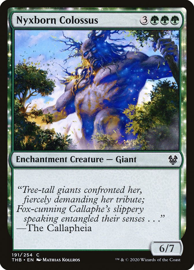 Nyxborn Colossus [Theros Beyond Death] MTG Single Magic: The Gathering    | Red Claw Gaming