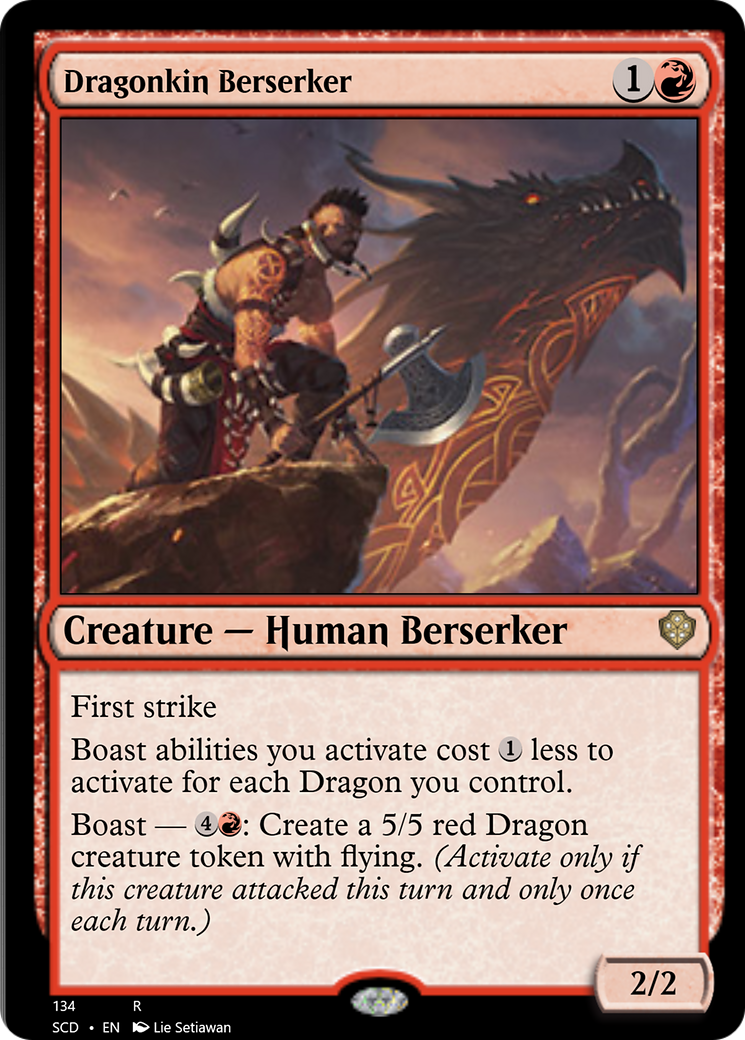 Dragonkin Berserker [Starter Commander Decks] MTG Single Magic: The Gathering    | Red Claw Gaming