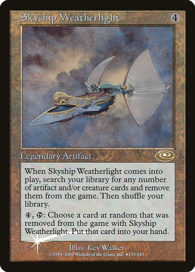 Skyship Weatherlight (Kev Walker) [Planeshift] MTG Single Magic: The Gathering    | Red Claw Gaming