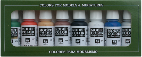 Model Color Set, Game Color Basics Vallejo Model Color Vallejo    | Red Claw Gaming