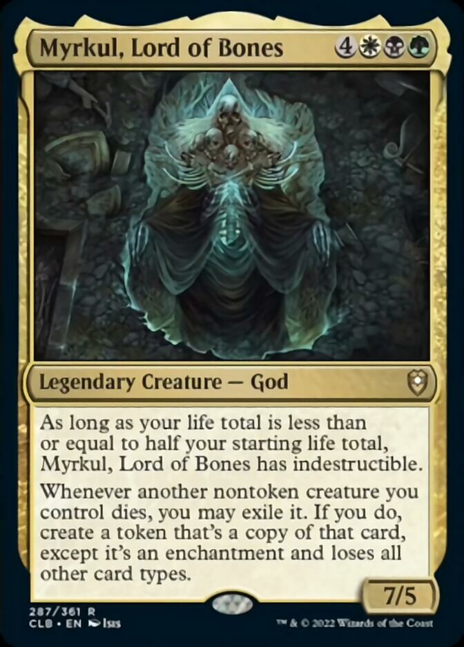 Myrkul, Lord of Bones [Commander Legends: Battle for Baldur's Gate] MTG Single Magic: The Gathering    | Red Claw Gaming