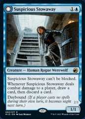 Suspicious Stowaway // Seafaring Werewolf [Innistrad: Midnight Hunt] MTG Single Magic: The Gathering    | Red Claw Gaming