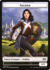 Copy // Soldier Double-Sided Token [Double Masters Tokens] MTG Single Magic: The Gathering    | Red Claw Gaming