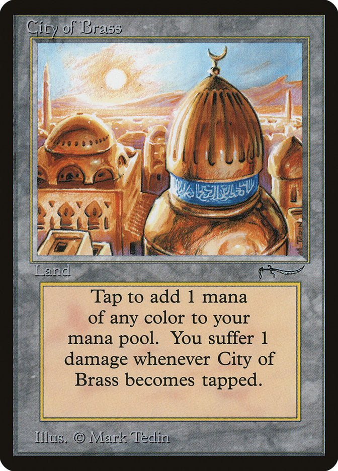 City of Brass [Arabian Nights] MTG Single Magic: The Gathering    | Red Claw Gaming